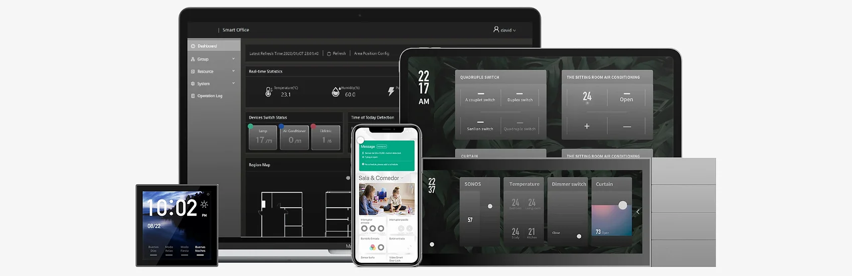 Interfaces para controlar una casa inteligente